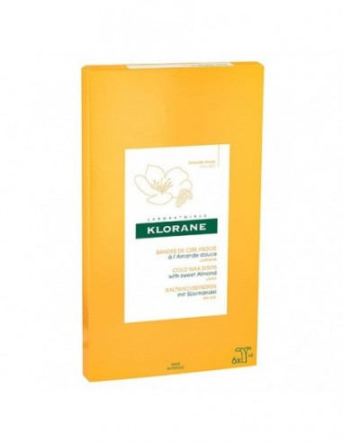 KLORANE CERA DEPILATORIA EN FRIO PIERNAS 6 BANDA
