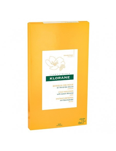 KLORANE CERA DEPILATORIA EN FRIO PIERNAS 6 BANDA