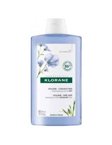 KLORANE CHAMPU A LAS FIBRAS DE LINO 400 ML