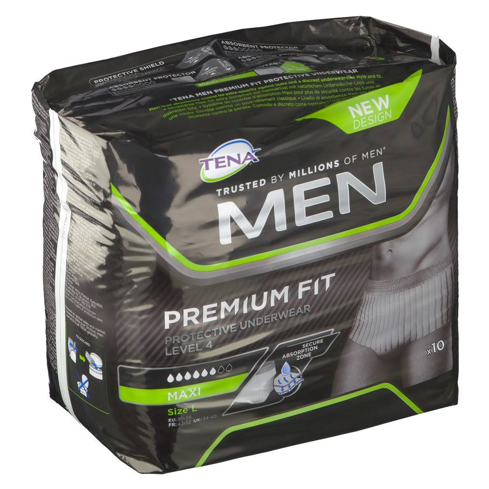 tena men premium fit protective underwear level 4 talla l 10 7322540886238