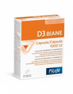 PILEJE D3 BIANE VITAMINA D 1000 UI 30 CAPS