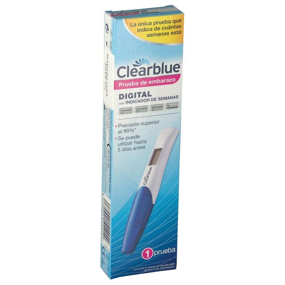clearblue digital test de embarazo