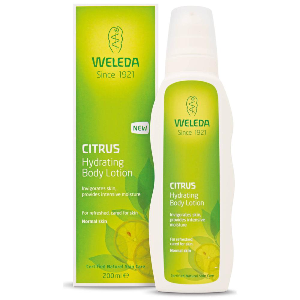 weleda leche corporal hidratante de citrus 200 ml