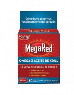 MEGARED 500 OMEGA 3 ACEITE DE KRILL 60 CAPSULAS
