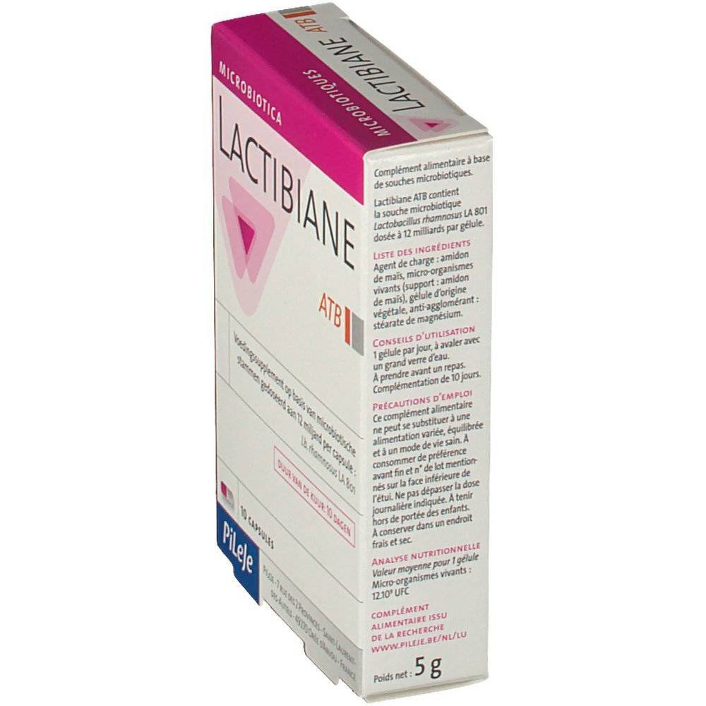 lactibiane atb pileje 10 capsulas