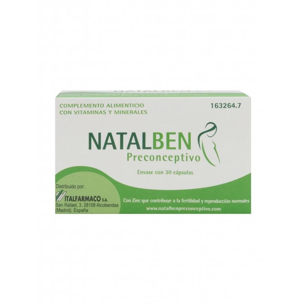 natalben preconceptivo 30 capsulas