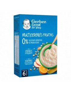 GERBER MULTICEREALES FRUTA 0% 270 G