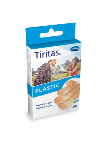 TIRITAS PLASTIC APOSITO ADHESIVO SURTIDO 20 U