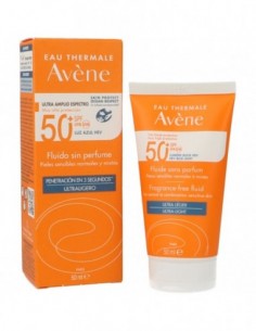 AVENE SOLAR FLUIDO TOQUE SECO SPF 50+ S/PERFUME