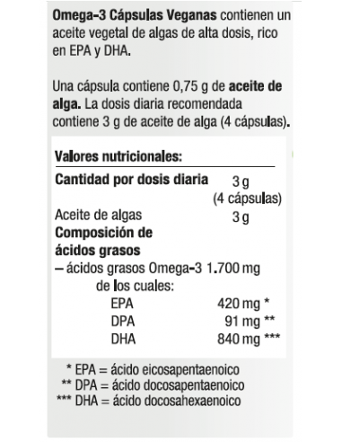 NORSAN OMEGA-3 VEGANO 80 CAPSULES