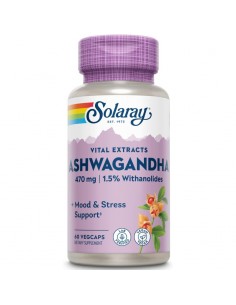 SOLARAY ASHWAGANDHA 470 MG 60 CAP