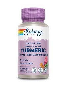 SOLARAY TURMERIC 600 MG 30 VEG CAP SSOLARAY