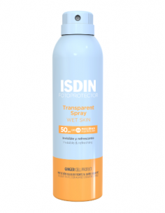 FOTOPROTECTOR ISDIN SPF 50 SPRAY TRANSPARENT WET