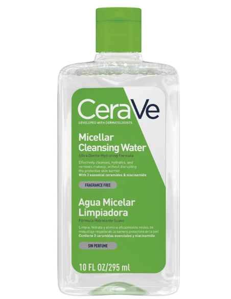 CERAVE AGUA MICELAR LIMPIADORA 295 ML