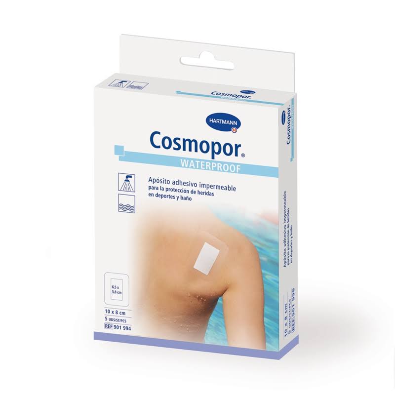 cosmopor waterproof 10 x 8 cm 5 uni