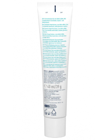 CERAVE GEL CONTROL IMPERFECCIONES 1 TUBO 40 ML