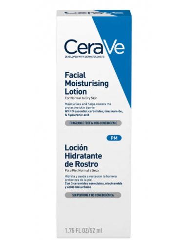 CERAVE LOCION HIDRATANTE DE ROSTRO PIEL NORMAL
