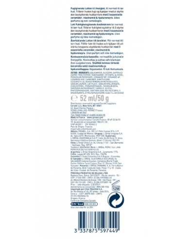 CERAVE LOCION HIDRATANTE DE ROSTRO PIEL NORMAL