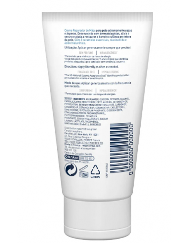 CERAVE CREMA REPARADORA MANOS