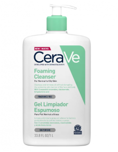 CERAVE GEL LIMPIADOR ESPUMOSO 1000 ML