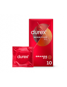 DUREX SENSITIVO XL PRESERVATIVOS 10 UNIDADES