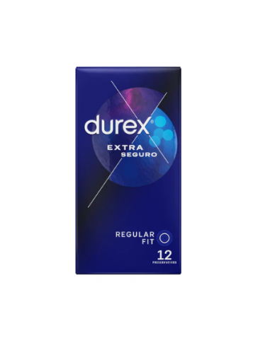 DUREX PRESERVATIVOS  EXTRA SEGURO EASY ON 12 U