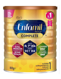 ENFAMIL PREMIUM COMPLETE 1 1 ENVASE 800 g
