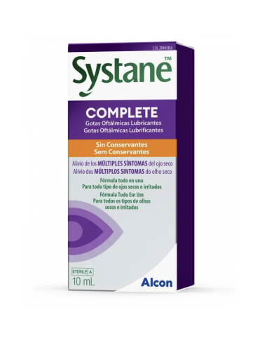 SYSTANE COMPLETE 10 ML SIN CONSERVANTES