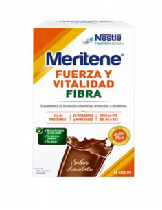 MERITENE FIBRA 35 G 14 U CHOCOLATE