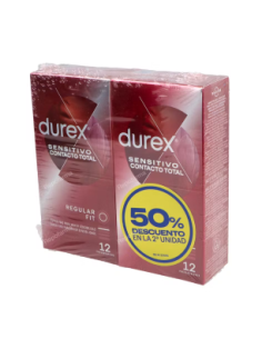 DUREX PROFILACTICO DUPLO SE CONT TOTAL 12 U