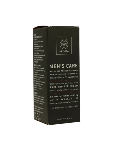 APIVITA MEN CREMA ANTIARRUGA ANTIFATIGA CARA OJO