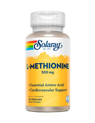 SOLARAY L-METHIONINE 500 MG 30 CAPS