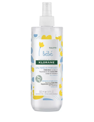 KLORANE BEBE AGUA COLON S/ALCOHOL 500 ML