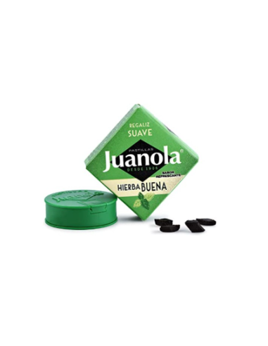 JUANOLA PASTILLAS HIERBABUENA VERDE 5,4 G CAJA P