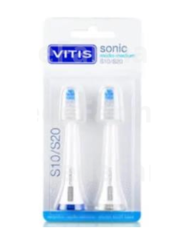VITIS RECAMBIO CEPILLO ELEC SONIC S10/S20 MEDIUM