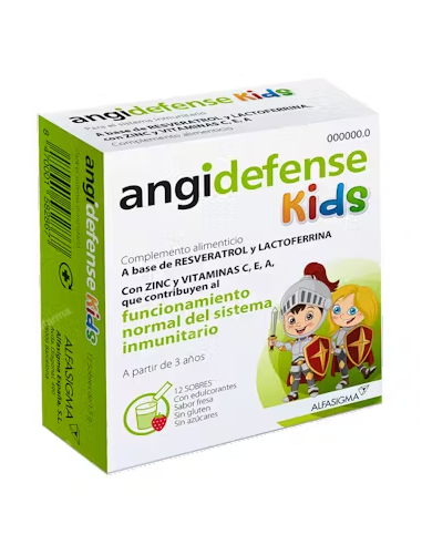 ANGIDEFENSE KIDS 12 SOBRES 1,5 G SABOR FRESA
