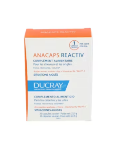 DUCRAY ANACAPS REACTIV 30 CAPS