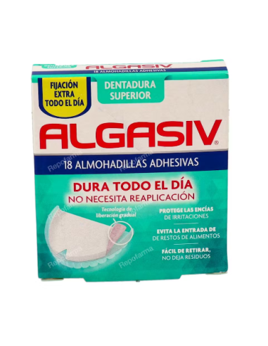 ALGASIV ALMOHADILLA DENTAL SUPERIOR ADHESIVA 18