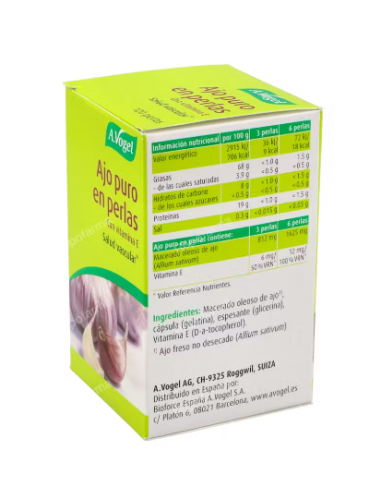 A VOGEL AJO PURO 120 PERLAS