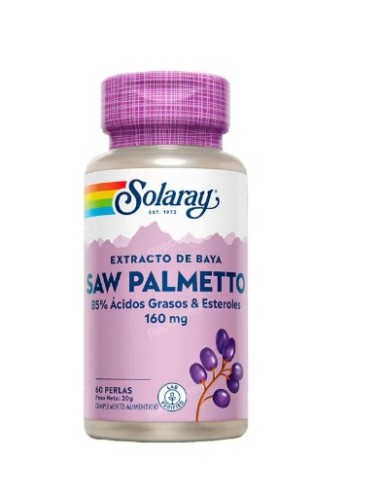 SOLARAY SAW PALMETTO 60 PERLAS