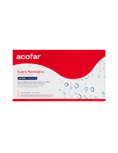 SUERO FISIOLOGICO ESTERIL ACOFAR 30 MONODOSIS 5