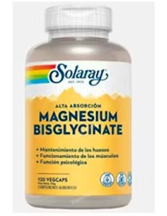 SOLARAY BISGLYCINATO MAGNESIO 120 CAPS