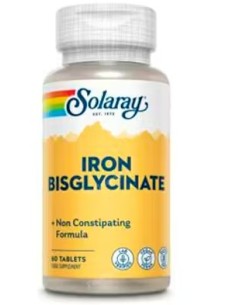 SOLARAY BISGLYCINATE IRON HIERRO BISGLICINATO 60