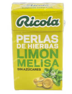 RICOLA PERLAS SIN AZUCAR LIMON 25 G