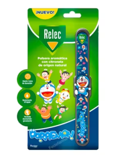 RELEC PULSERA AROMATICA 1 UNIDAD DORAEMON