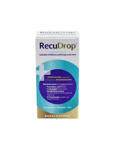 RECUDROP SOLUCION OFTALMICA PARA OJO SECO 10 ML