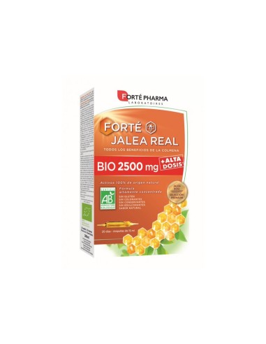 FORTE JALEA REAL BIO 2500 MG 20 AMPOLLAS 15 ML