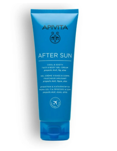 APIVITA AFTER SUN FACE BODY GEL CREAM 200 ML