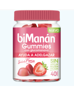 BIMANAN GUMMIES CON GLUCOMANANO 200 G 40 GUMMIES