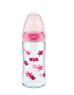 NUK BIBERON FC CRISTAL 0-6M SILICONA 240ML NIL